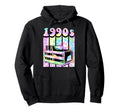 1990S Vinyl Records Back To 90S Hoodie - Custom Art Print Unisex - T-Shirt, Sweatshirt, Hoodie