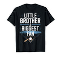 Funny Baseball Little Brother Biggest Fan T-Shirt - Graphic Print Unisex - T-Shirt, Sweatshirt, Hoodie