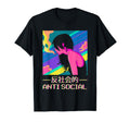Anti Social Smoking Anime Japanese T-Shirt - Unique Graphic Men Women - T-Shirt, Sweatshirt, Hoodie