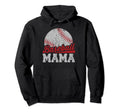 Baseball Mama Happy Mothers Day Baseball Hoodie - Novelty Apparel Unisex - T-Shirt, Sweatshirt, Hoodie