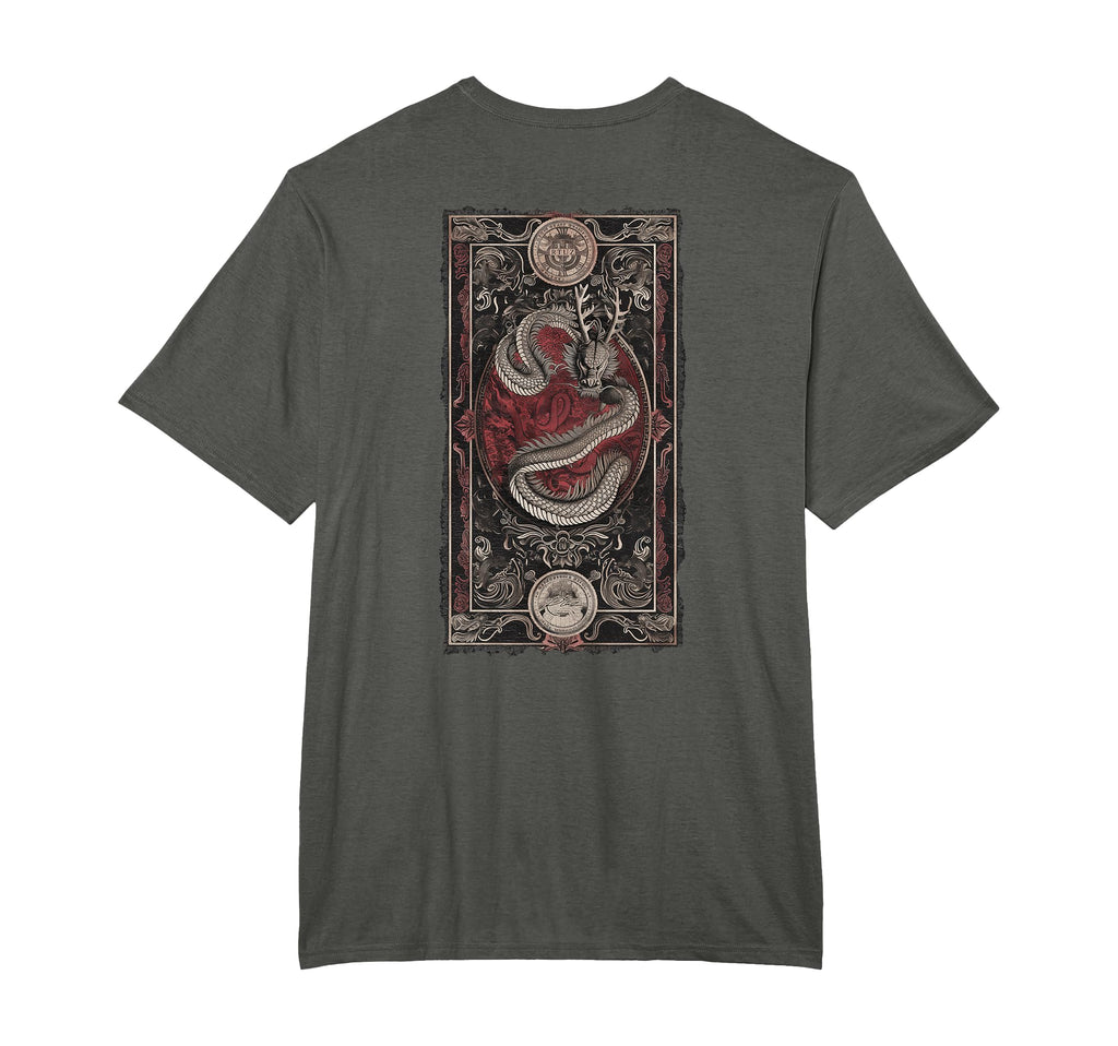 Aesthetic Back Dragon Y2K Streetwear T-Shirt - Fun Novelty Design Unisex - T-Shirt, Sweatshirt, Hoodie