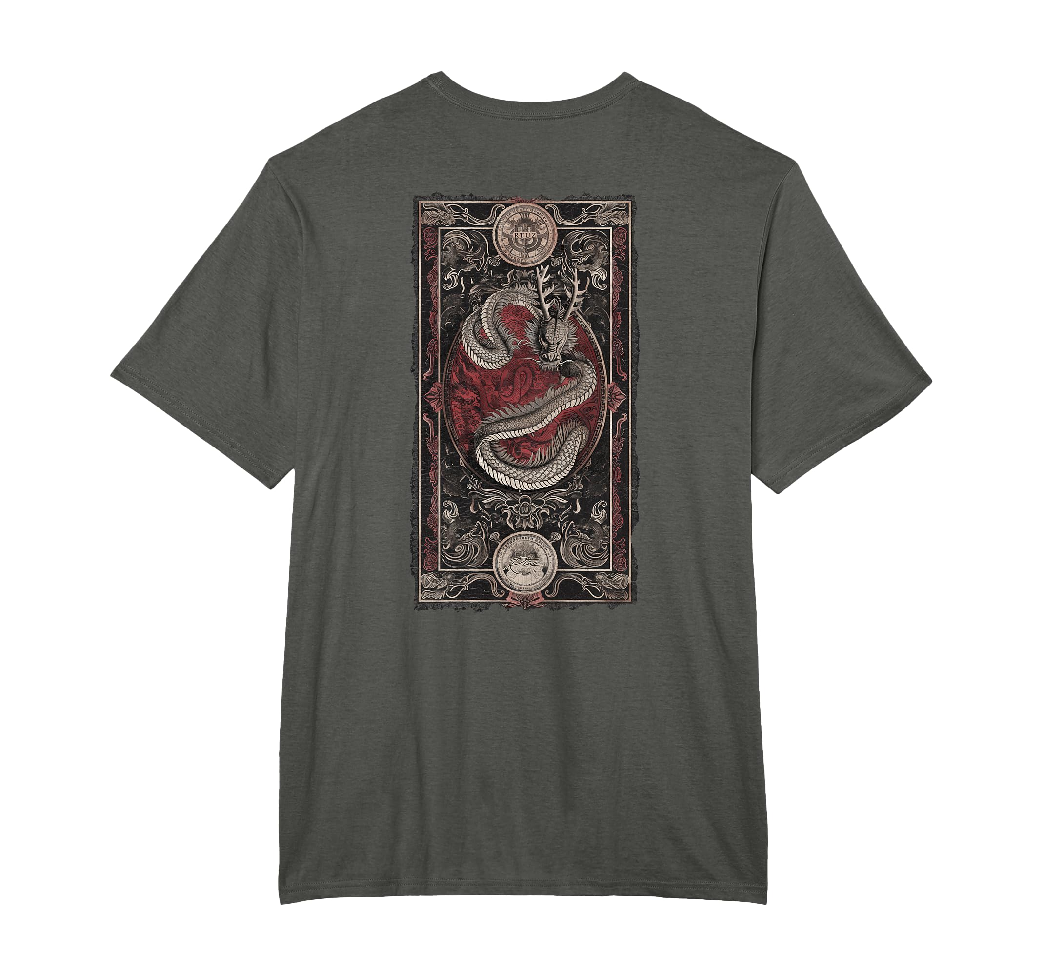 Aesthetic Back Dragon Y2K Streetwear T-Shirt - Fun Novelty Design Unisex - T-Shirt, Sweatshirt, Hoodie