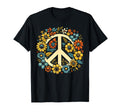Peace Love Hippie Tie Dye 60S 70S T-Shirt - Fun Novelty Design for Adults - T-Shirt, Sweatshirt, Hoodie