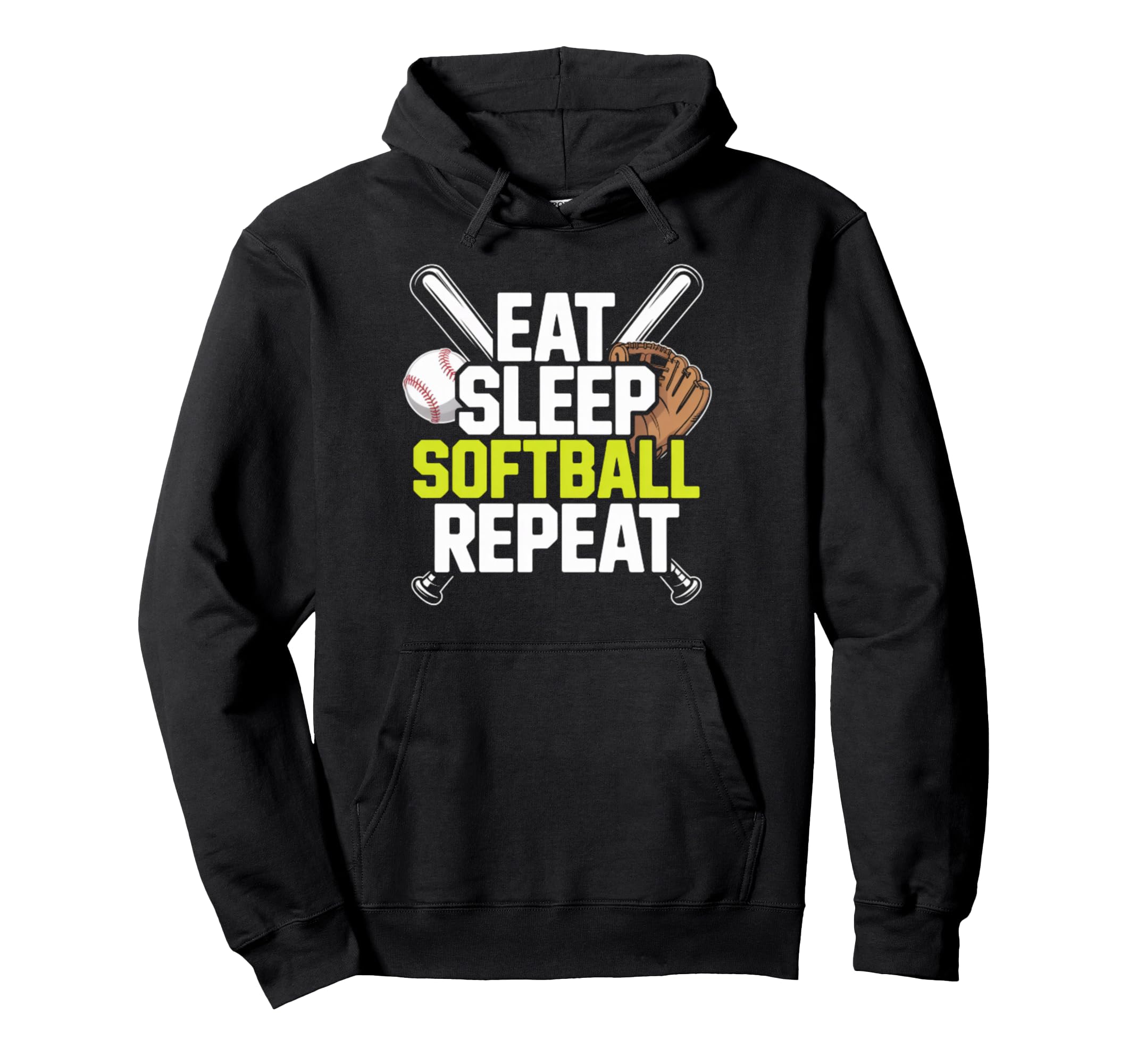 Softball Baseball Sports T-Shirt - Fun Novelty Design for Adults - T-Shirt, Sweatshirt, Hoodie