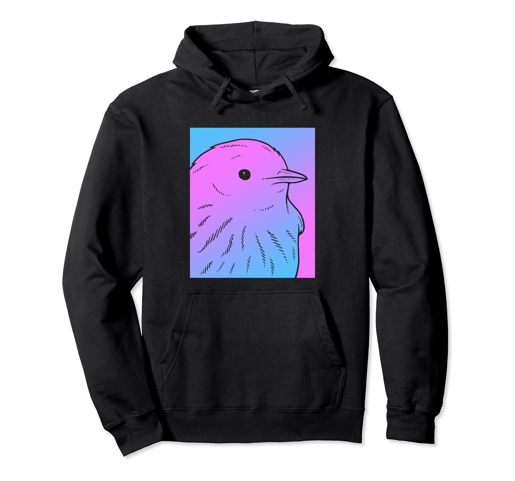 Vaporwave Warbler Aesthetic Pastel Goth Hoodie - Novelty Apparel Men Women - T-Shirt, Sweatshirt, Hoodie