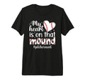 Proud Baseball Pitcher Aunt Baseball T-Shirt - Graphic Print Men Women - T-Shirt, Sweatshirt, Hoodie