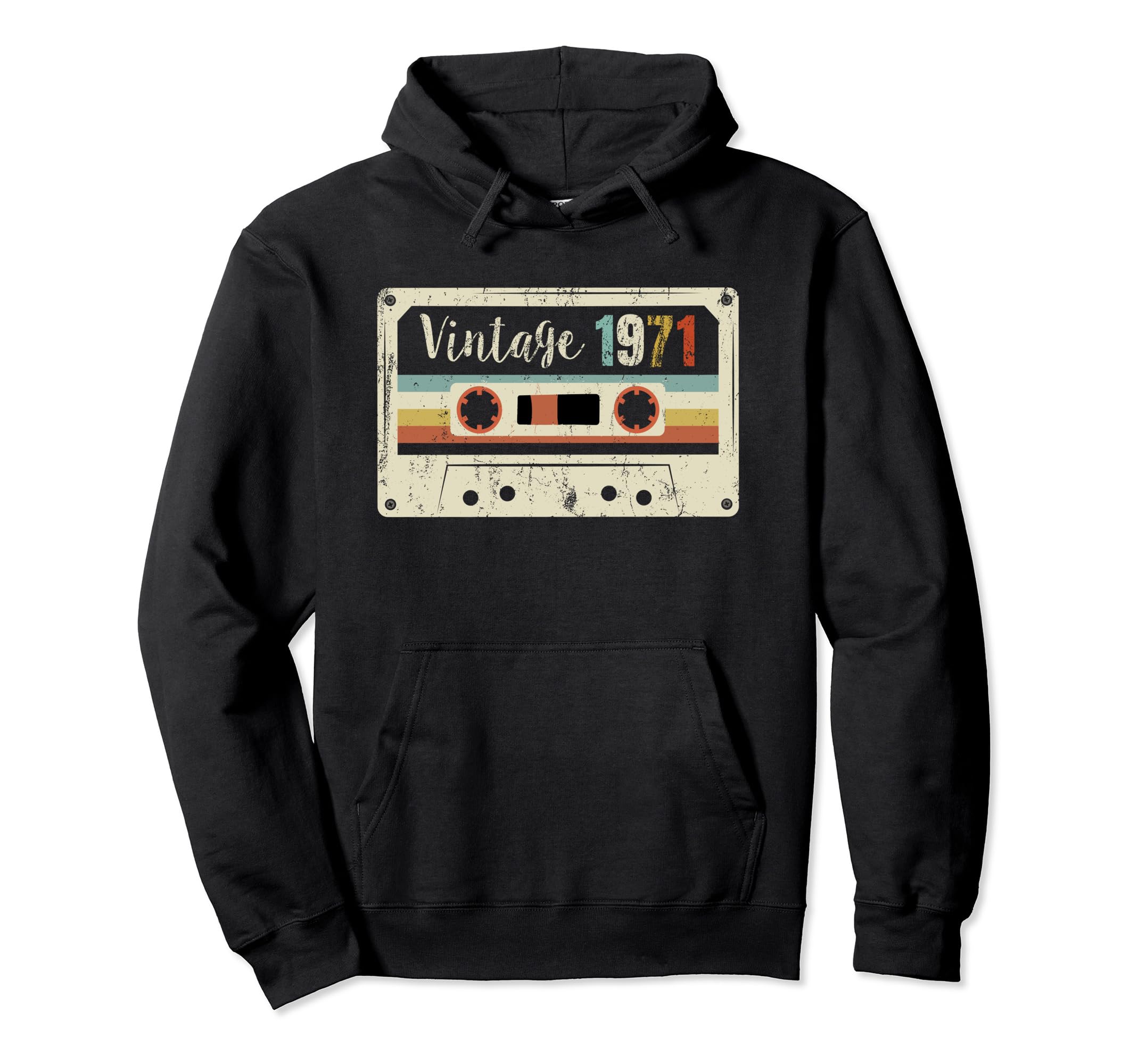 Best 1971 Birthday 1971 Cassette Tape Hoodie - Graphic Print Men Women - T-Shirt, Sweatshirt, Hoodie
