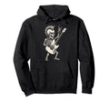 Funny Skeleton Playing Guitar Rock And Hoodie - Fun Novelty Design Unisex - T-Shirt, Sweatshirt, Hoodie