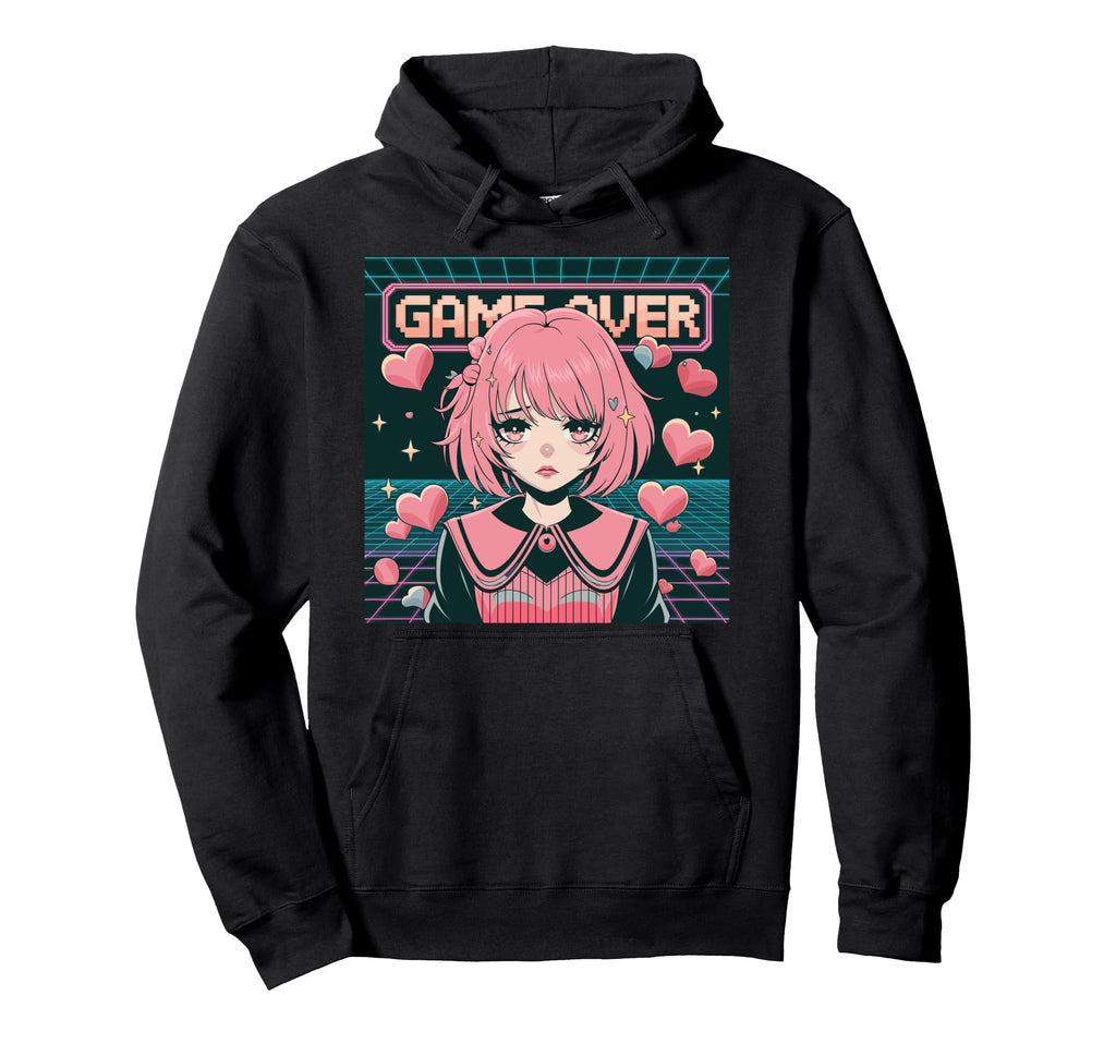 Japanese Anime Romance Cozy Aesthetic Hoodie - Fun Novelty Design Unisex - T-Shirt, Sweatshirt, Hoodie