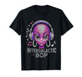 Intergalactic Bop Alien Dj Music Y2K T-Shirt - Minimalist Print Unisex - T-Shirt, Sweatshirt, Hoodie
