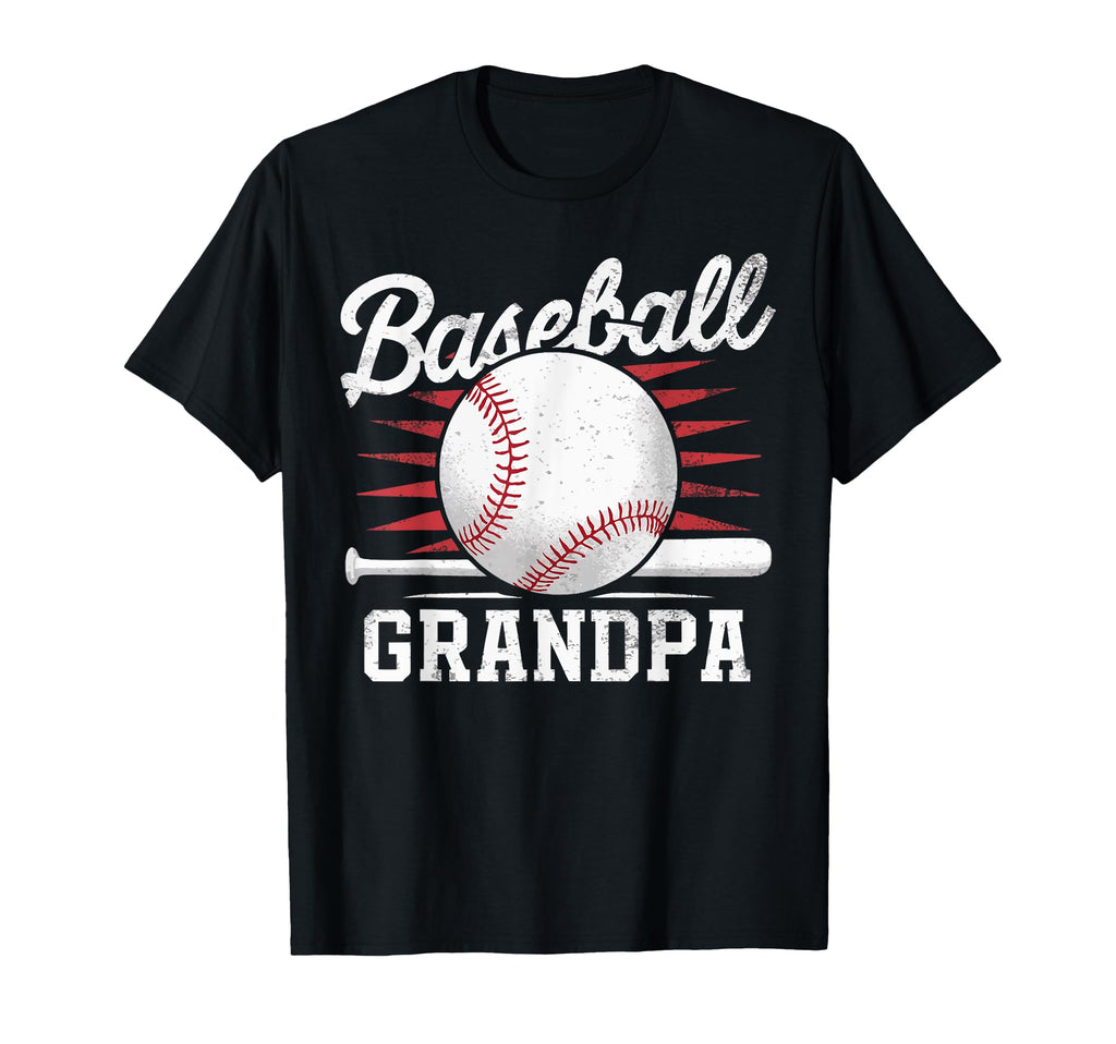 Baseball Grandpa Grandfather Gramps T-Shirt - Custom Art Print Men Women - T-Shirt, Sweatshirt, Hoodie