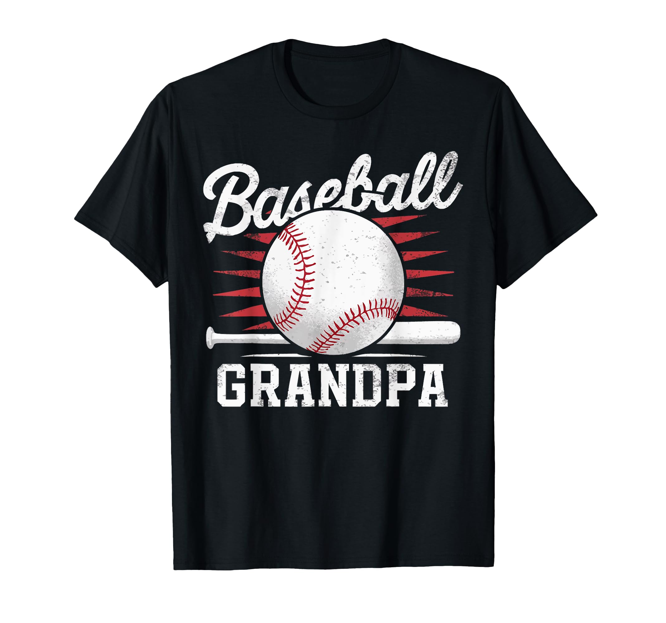 Baseball Grandpa Grandfather Gramps T-Shirt - Custom Art Print Men Women - T-Shirt, Sweatshirt, Hoodie