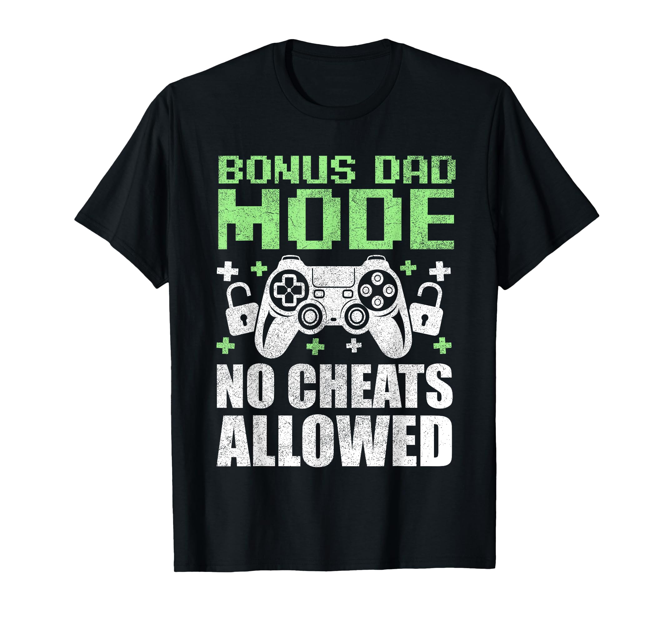 Gamer Stepdad Fathers Day Bonus Dad T-Shirt - Fun Novelty Design Men Women - T-Shirt, Sweatshirt, Hoodie