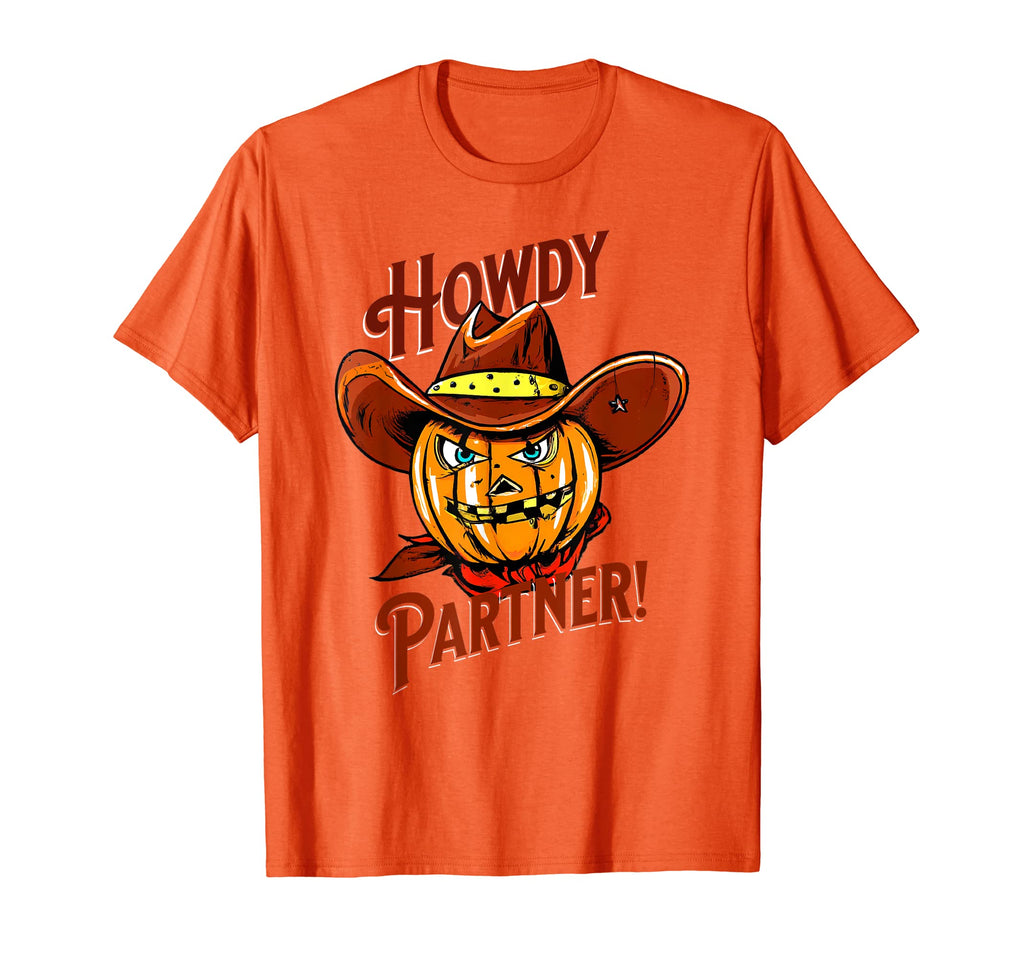 Cowboy Costume Halloween Howdy Partner T-Shirt - Graphic Print Men Women - T-Shirt, Sweatshirt, Hoodie