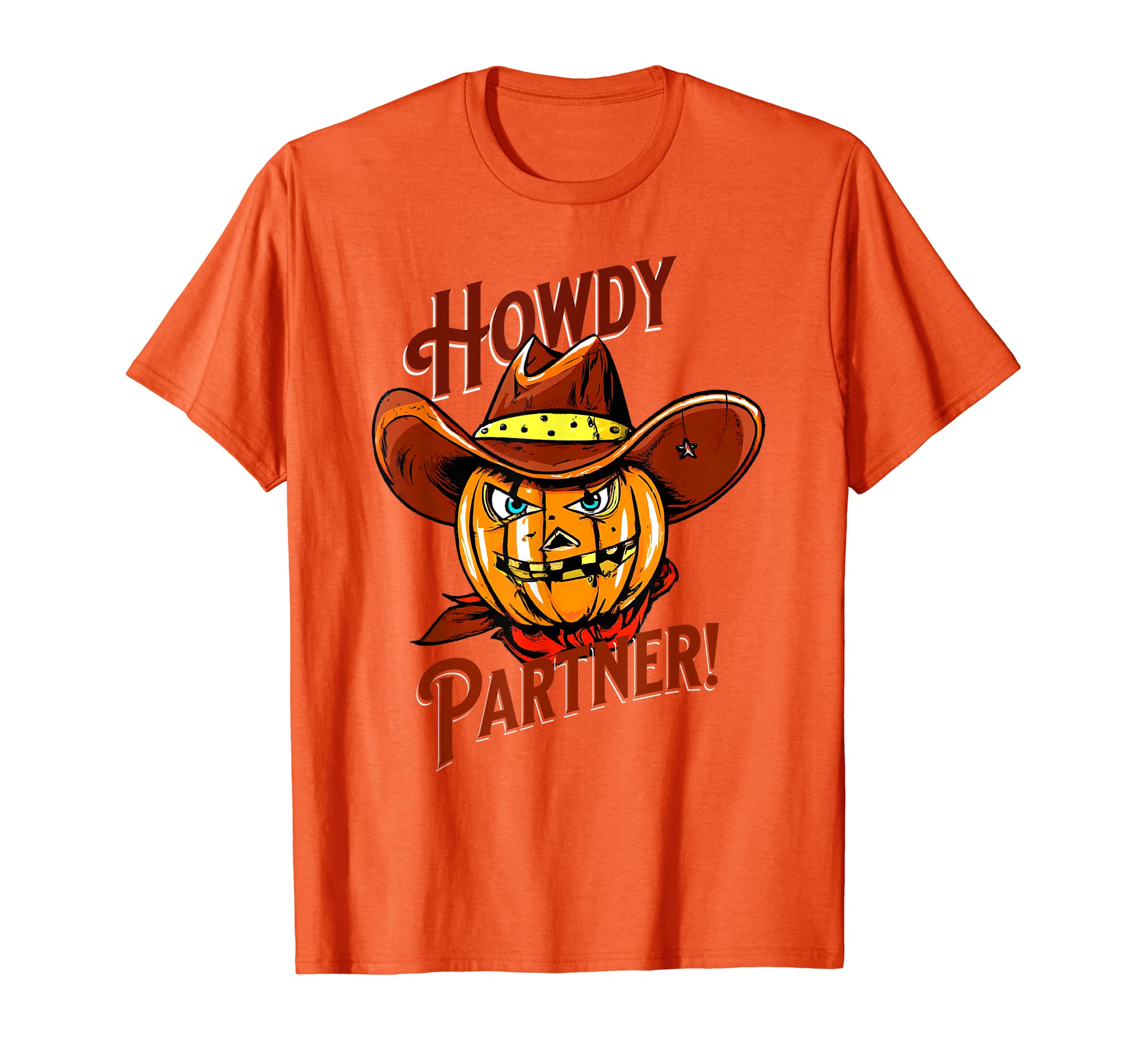Cowboy Costume Halloween Howdy Partner T-Shirt - Graphic Print Men Women - T-Shirt, Sweatshirt, Hoodie
