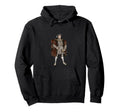 King Henry Viii Portrait Distressed Hoodie - Novelty Apparel Unisex - T-Shirt, Sweatshirt, Hoodie