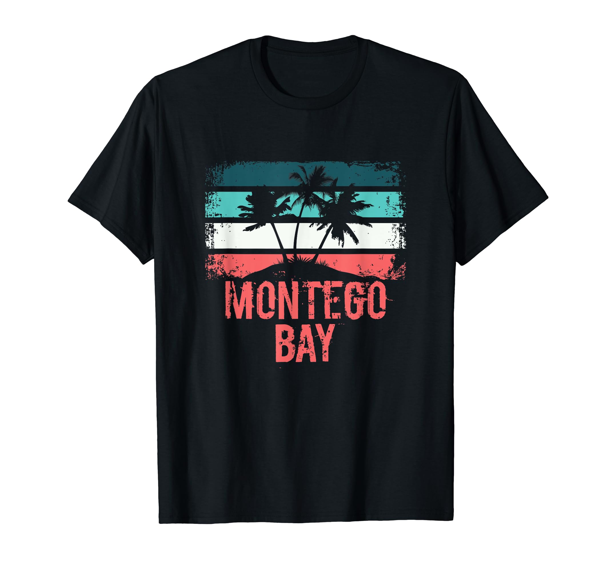 Montego Bay Distressed T-Shirt - Minimalist Print Unisex - T-Shirt, Sweatshirt, Hoodie
