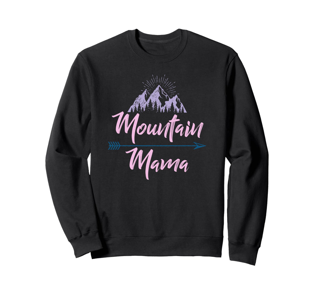 Distressed Pastel Mountain Sweatshirt - Casual Everyday Wear for Adults - T-Shirt, Sweatshirt, Hoodie