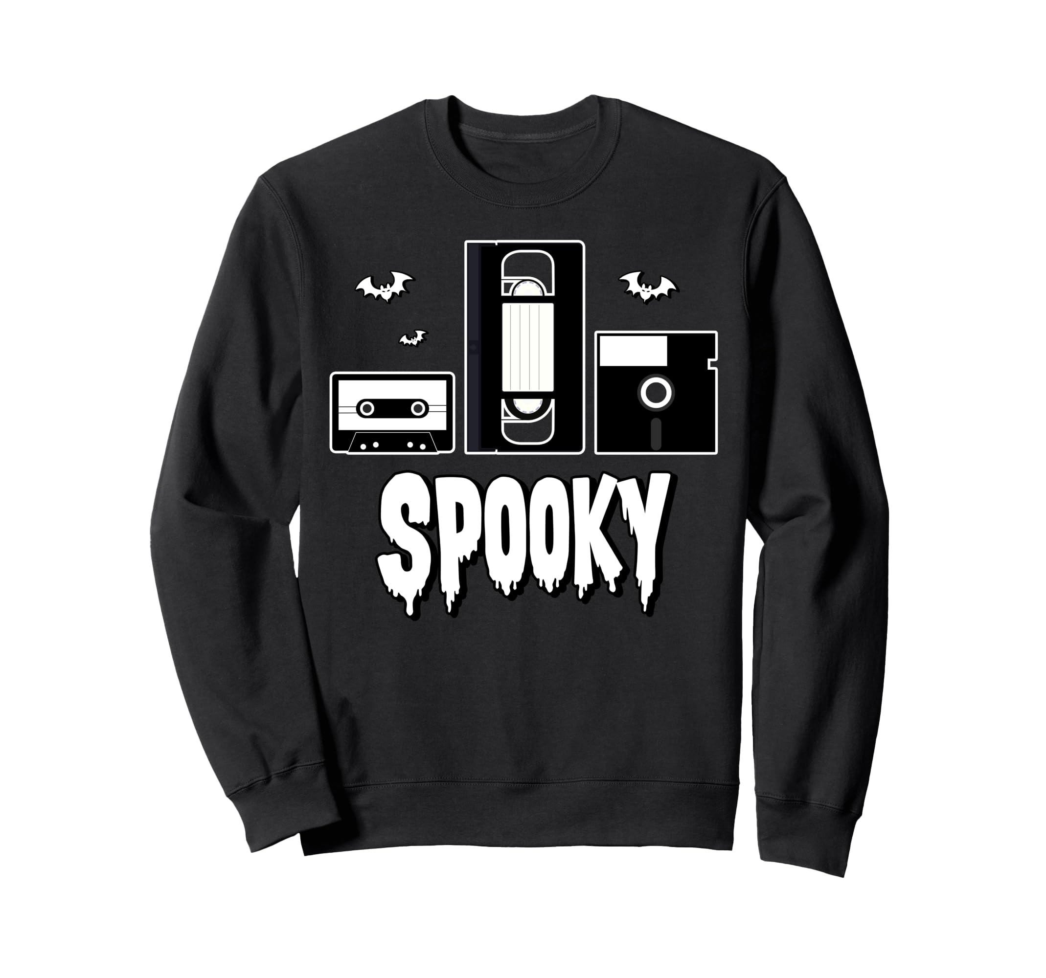 Spooky Media Floppy Disk Sweatshirt - Casual Everyday Wear for Adults - T-Shirt, Sweatshirt, Hoodie