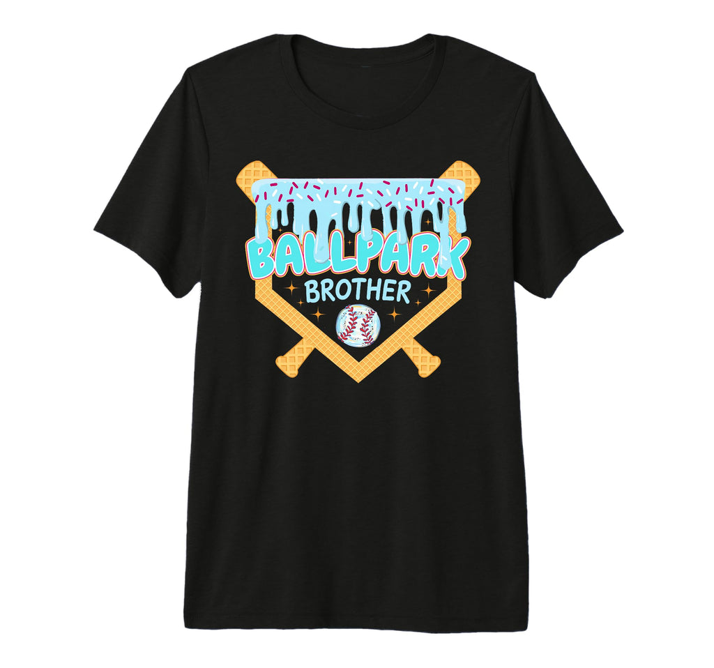 Baseball Drip Ballpark Brother Ice T-Shirt - Minimalist Print for Adults - T-Shirt, Sweatshirt, Hoodie