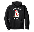 July Baseball Snowman Baseball Mom Hoodie - Aesthetic Graphic Men Women - T-Shirt, Sweatshirt, Hoodie