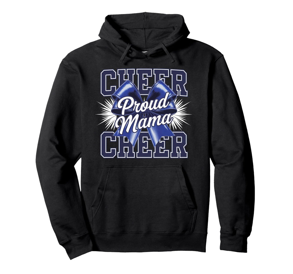 Cheer Mom Mother Bow Cheerleader Game Hoodie - Trendy Graphic for Adults - T-Shirt, Sweatshirt, Hoodie