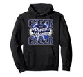 Cheer Mom Mother Bow Cheerleader Game Hoodie - Trendy Graphic for Adults - T-Shirt, Sweatshirt, Hoodie