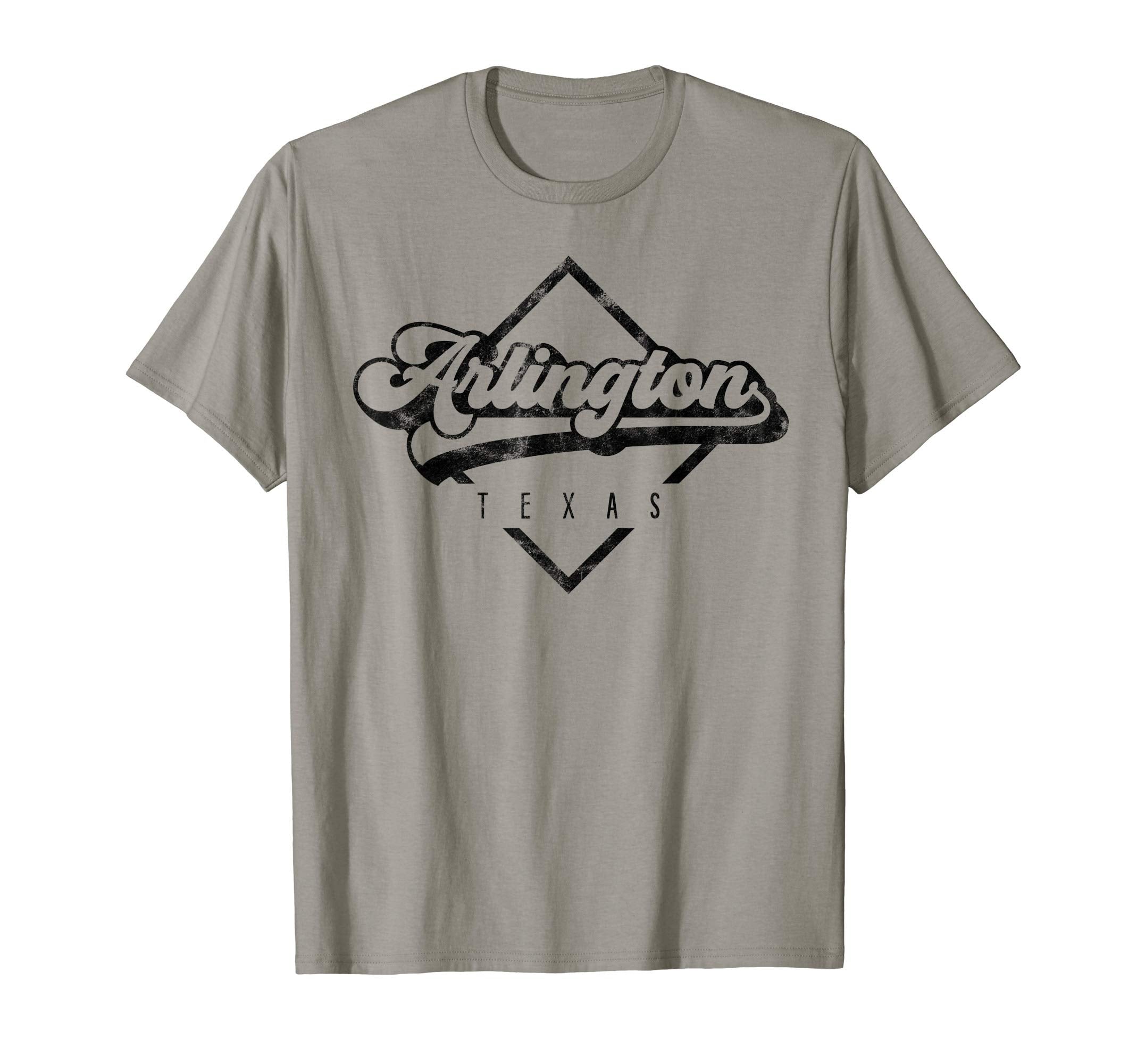 Arlington Texas Distressed 70S 80S T-Shirt - Minimalist Print Unisex - T-Shirt, Sweatshirt, Hoodie
