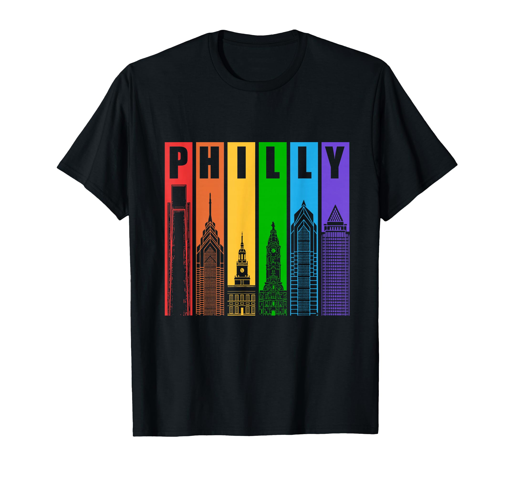Philly Gay Pride Lgbt Philadelphia T-Shirt - Fun Novelty Design Men Women - T-Shirt, Sweatshirt, Hoodie