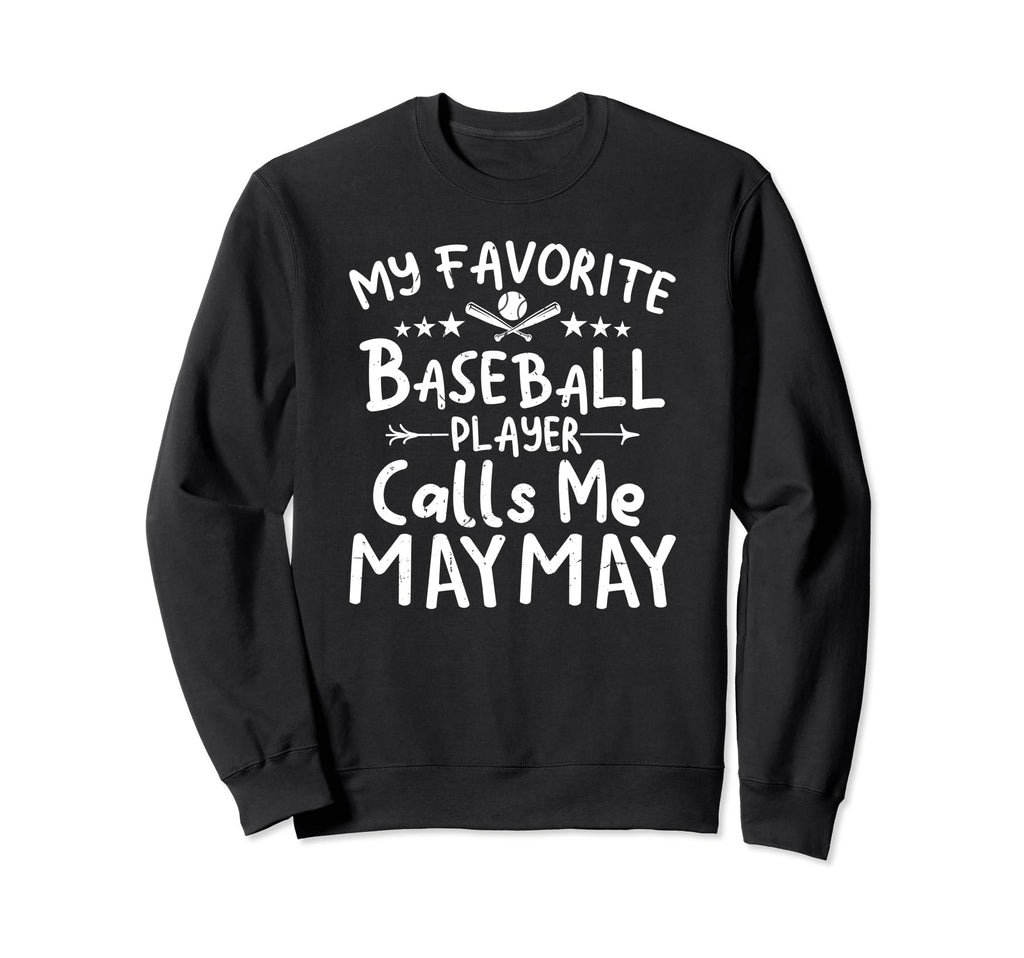 My Favorite Baseball Player Calls Sweatshirt - Minimalist Print Men Women - T-Shirt, Sweatshirt, Hoodie