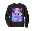80S Synthwave Sweatshirt - Custom Art Print Unisex - T-Shirt, Sweatshirt, Hoodie
