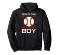 Bonus Dad Birthday Baseball Theme Family Hoodie - Unique Graphic Men Women - T-Shirt, Sweatshirt, Hoodie