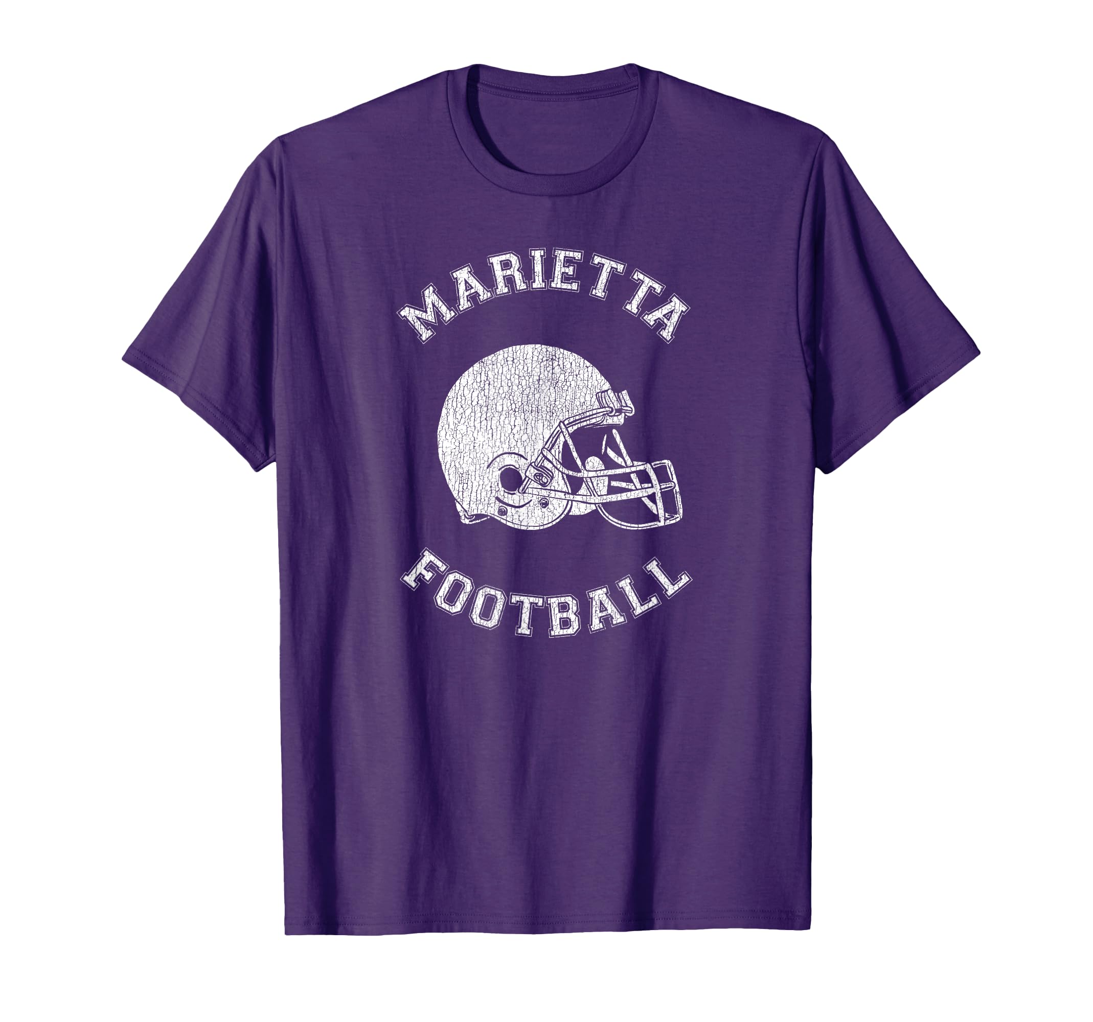 Marietta Football Distressed 1980S P E T-Shirt - Unique Graphic Men Women - T-Shirt, Sweatshirt, Hoodie