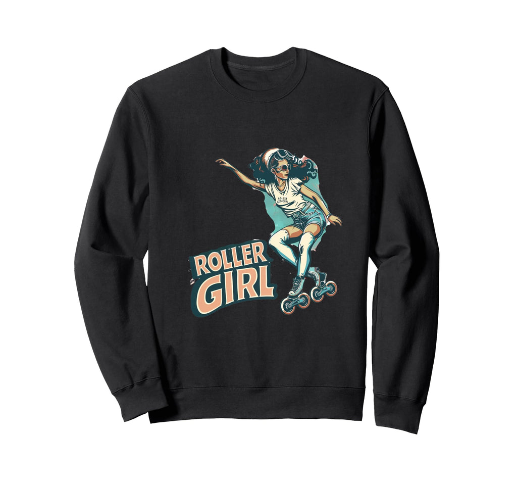 Funny Roller Skating Skate Sweatshirt - Custom Art Print for Adults - T-Shirt, Sweatshirt, Hoodie