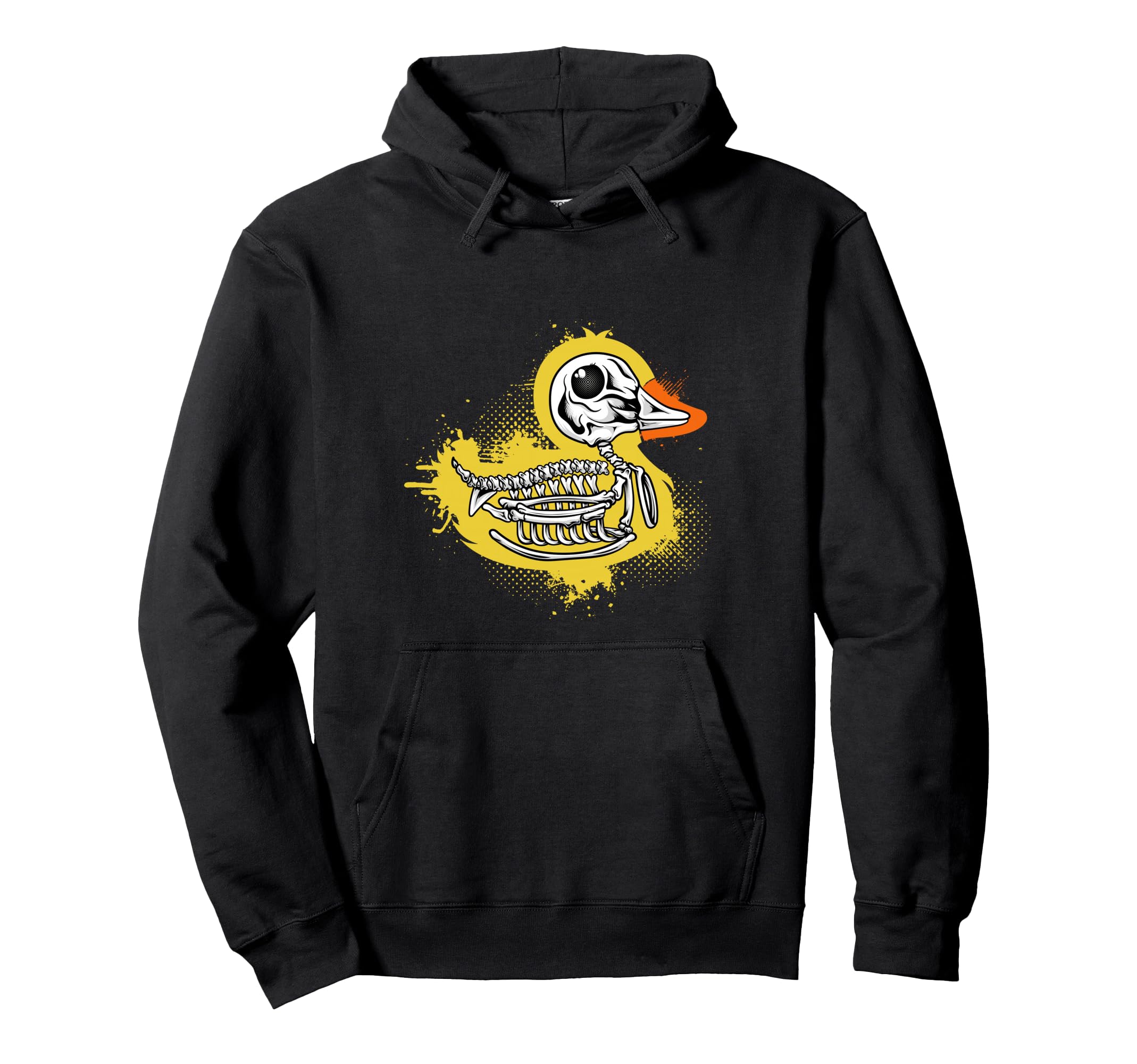 Skeleton Duck Aesthetic Edgy Streetwear Hoodie - Trendy Graphic Unisex - T-Shirt, Sweatshirt, Hoodie