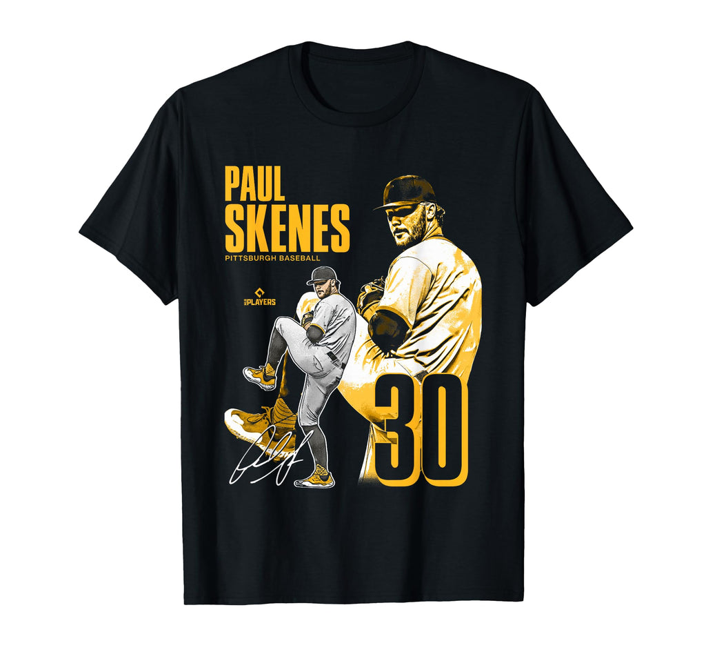 Paul Skenes Pittsburgh Mlb Baseball T-Shirt - Custom Art Print Men Women - T-Shirt, Sweatshirt, Hoodie