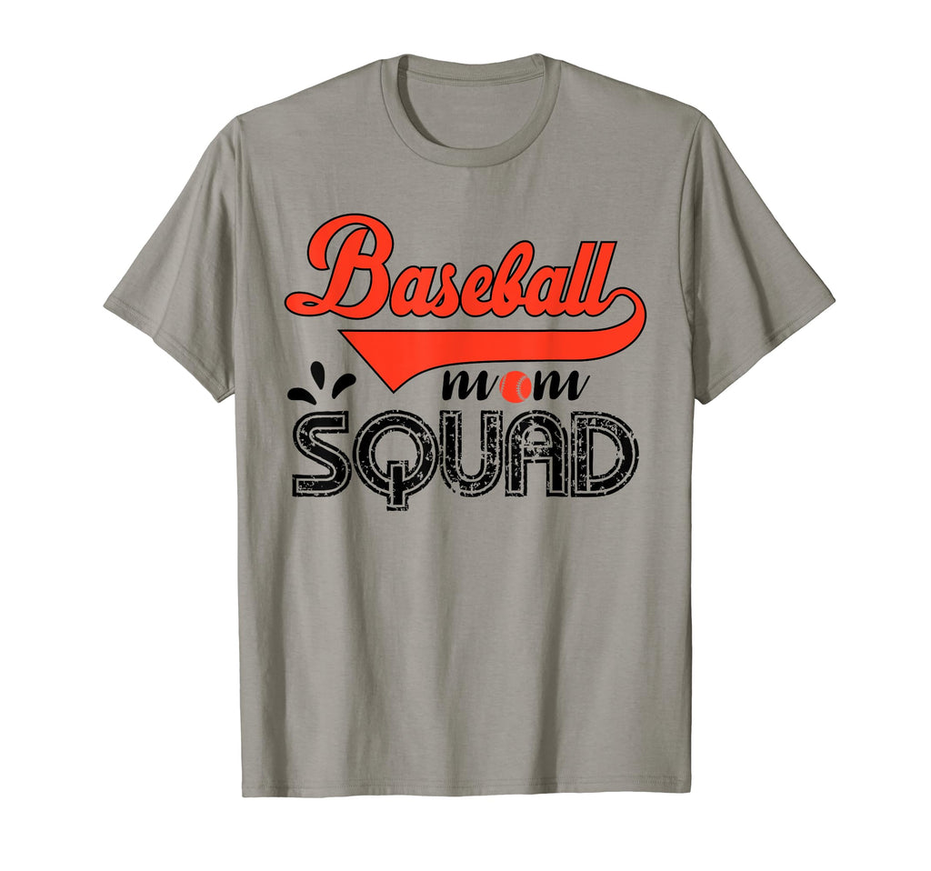 Baseball Mom Squad Baseball Mom T-Shirt - Casual Everyday Wear for Adults - T-Shirt, Sweatshirt, Hoodie