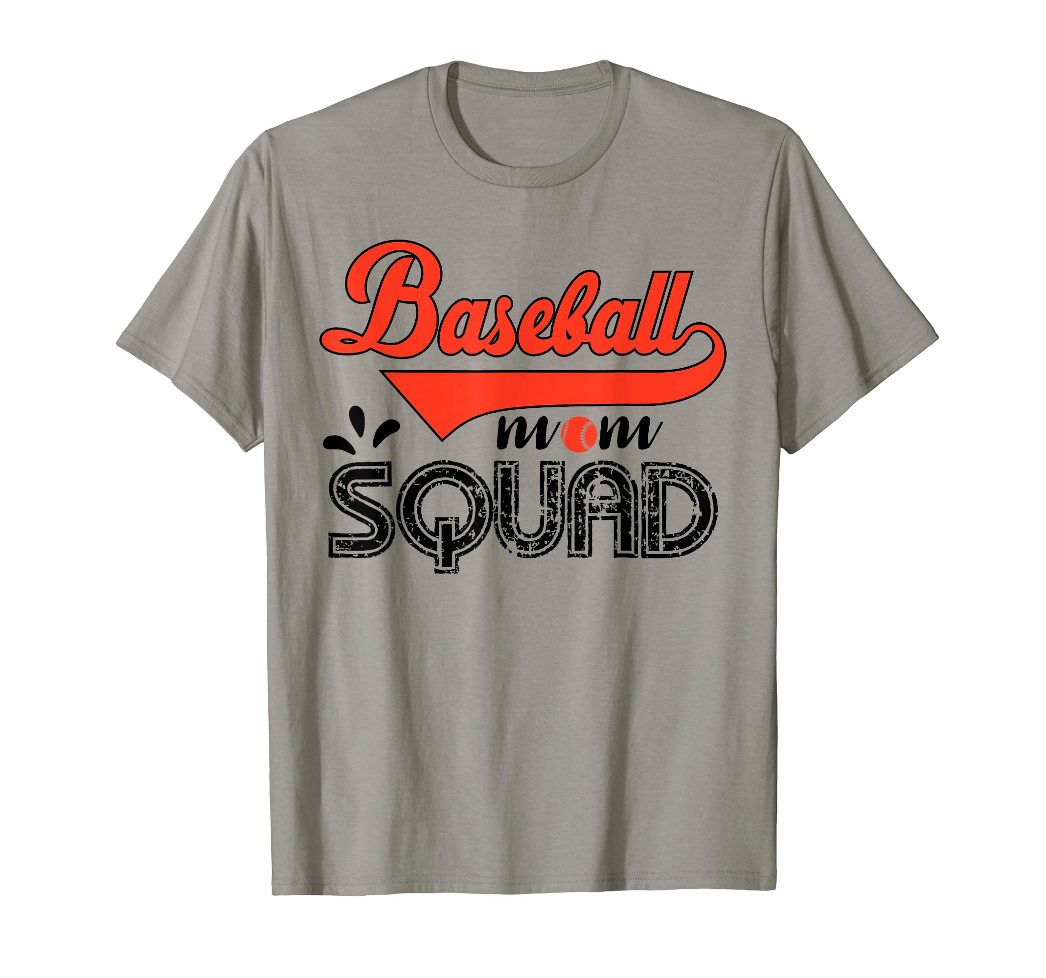 Baseball Mom Squad Baseball Mom T-Shirt - Casual Everyday Wear for Adults - T-Shirt, Sweatshirt, Hoodie