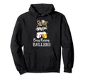 Busy Raising Ballers Funny Softball Hoodie - Fun Novelty Design for Adults - T-Shirt, Sweatshirt, Hoodie