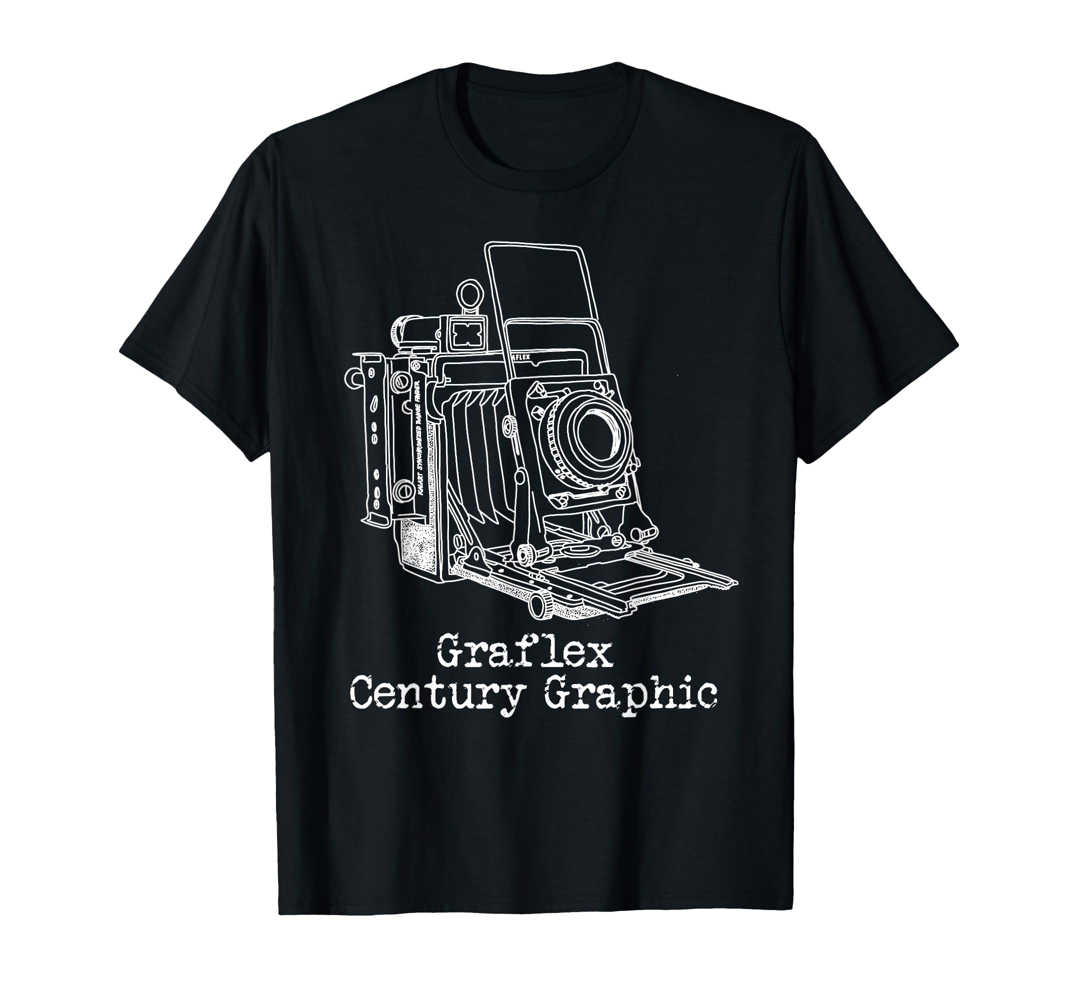 Graflex Century Camera T-Shirt - Unique Graphic for Adults - T-Shirt, Sweatshirt, Hoodie