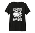 Baseball Catcher Mom Proud T-Shirt - Casual Everyday Wear for Adults - T-Shirt, Sweatshirt, Hoodie