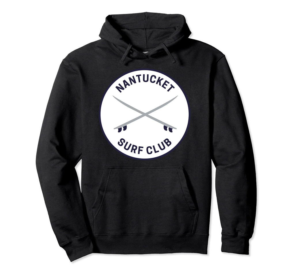 Nantucket Ma Surf Club Hoodie - Casual Everyday Wear Unisex - T-Shirt, Sweatshirt, Hoodie