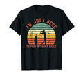 Mens Funny Golf Pun Here To Play My T-Shirt - Trendy Graphic for Adults - T-Shirt, Sweatshirt, Hoodie