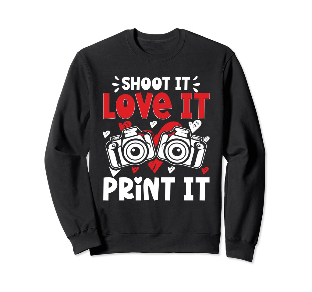Photo Camera Photographer Flash People Sweatshirt - Novelty Apparel Unisex - T-Shirt, Sweatshirt, Hoodie