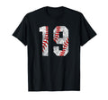Baseball Mom 19 Jersey Baseball T-Shirt - Aesthetic Graphic for Adults - T-Shirt, Sweatshirt, Hoodie