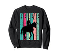 Womens Horse Riding Rider Equestrian Sweatshirt - Minimalist Print Unisex - T-Shirt, Sweatshirt, Hoodie
