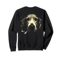 Golden Retriever Glasses Smoking Sweatshirt - Trendy Graphic for Adults - T-Shirt, Sweatshirt, Hoodie