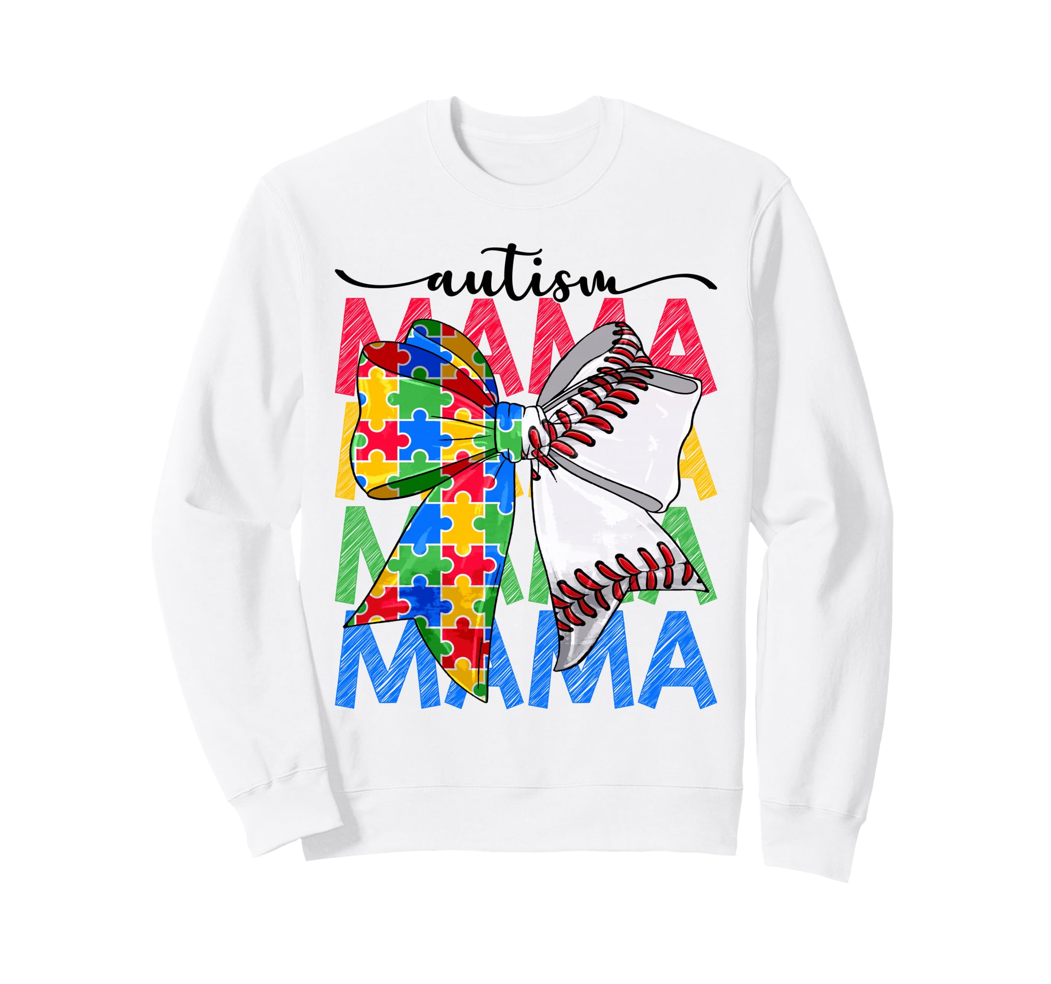 Autism Mama Autism Awareness Sweatshirt - Aesthetic Graphic for Adults - T-Shirt, Sweatshirt, Hoodie