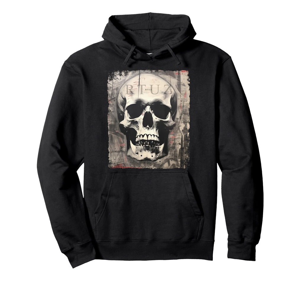 Aesthetic Streetwear Skull Hoodie - Aesthetic Graphic for Adults - T-Shirt, Sweatshirt, Hoodie