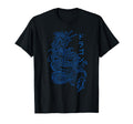 Japanese Blue Dragon Kanji Aesthetic T-Shirt - Unique Graphic for Adults - T-Shirt, Sweatshirt, Hoodie